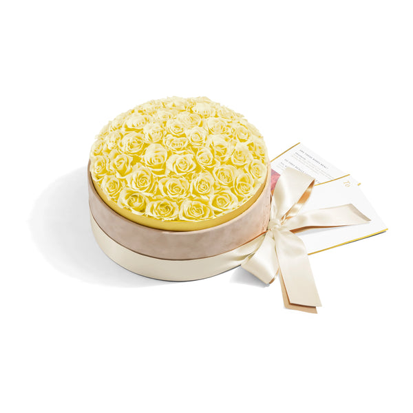 Floragram 50 cream rose gift box — luxury anniversary and birthday gift Canada