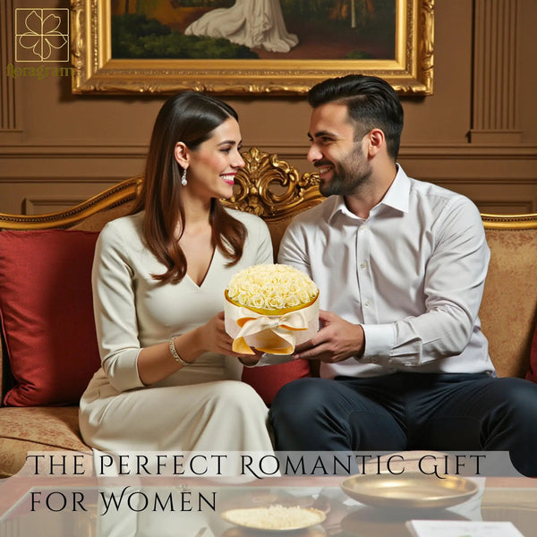 Floragram cream preserved roses lifestyle — elegant home decor roses Canada