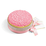 Floragram pink preserved rose box detail — luxury forever roses Canada